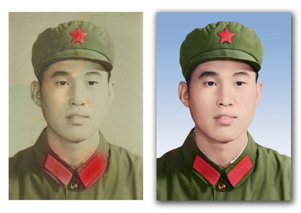 金江镇破损照片修复-18